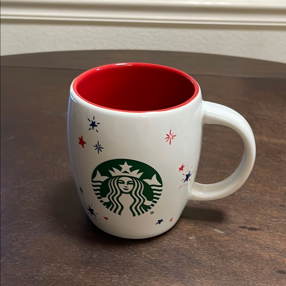 Starbucks Disney collaborates White and Red Ceramic Mug